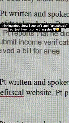 Struggling with Spelling: A Humorous Take on Anesthesia