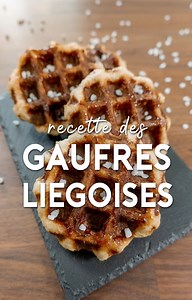 40K views · 1.7K reactions | [ GAUFRES LIÉGEOISES ] Comme promis voici ma recette de gaufres liégeoises (dites gaufres de Liège selon une vraie liégeoise !) Je vous souhaite une bonne gourmandise à tous !  Bisous, Laurène #gaufres #gaufresliegeoises #recette #recettegaufres #patisserie #recettepatisserie #dessert #gouter #gourmandise #recettefacile | Cook&Record | Facebook