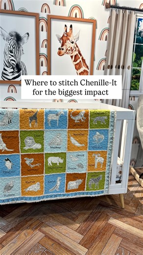 If you’re adding Chenille-It and wondering where it actually makes the most difference, start here: • Along lines that already exist Think seams, panel outlines, printed motifs, or piecing lines. You’re not reinventing the design—you’re highlighting it. • Around focal elements Frames around appliqué, panel scenes, letters, or shapes instantly draw the eye and add dimension without extra work. • In areas that feel flat or “meh” That quilt top you’re unsure about? Outline a few blocks or shapes an
