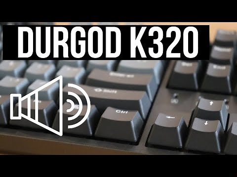 Durgod Taurus K320 TKL Cherry MX Brown Typing Sounds ***NO TALKING***