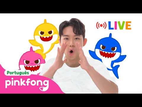 AO VIVO 🔴 Parquinho do Hoi + Família Tubarão! 🌈 | Pinkfong, Bebê Tubarão! Canções para Crianças