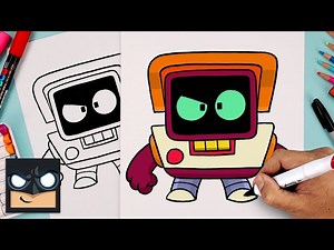 How To Draw R-T | Brawl Stars - Videos For Kids