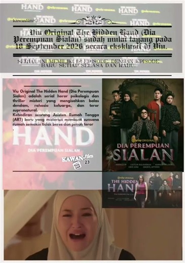 Viu Original The Hidden Hand (Dia Perempuan Sialan)resmi tayang eksklusif di Viu tgl18 September2026