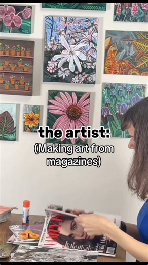 Sharing some of my art made from magazines 😊
