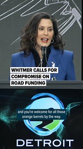 66K views · 1K reactions | : https://l.mlive.com/nossw5 Michigan Governor Gretchen Whitmer is calling for a bipartisan solution to fixing Michigan's roads. Whitmer laid out her economic vision and top priorities for the year, including advancing the auto market and adopting a sustainable solution to fix the roads in a speech at the Detroit Auto Show Wednesday. | MLive.com | Facebook
