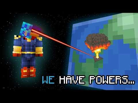 Minecraft, But We Have Random SUPERPOWERS From The Boys