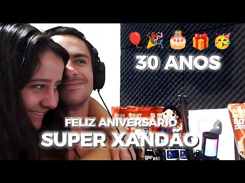 SUPER XANDÃO FAZ ANIVERSÁRIO E COMEMORA COM SUA ESPOSA