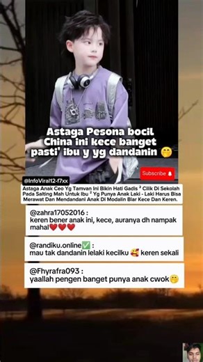 Astaga Pesona Calon CEO pas masih Cilik 🤭 #fypシ #kids #outfit #shorts #viralvideo