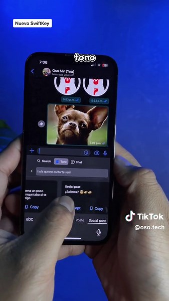 Como funciona el nuevo SwiftKey con Bing #swiftkey #bing #microsoft #techtoker #osotech