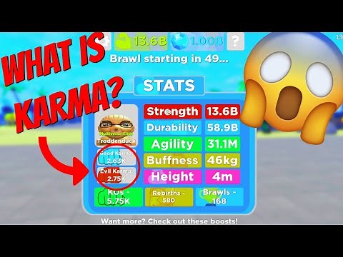 WHAT IS KARMA?? | Roblox Muscle Legends