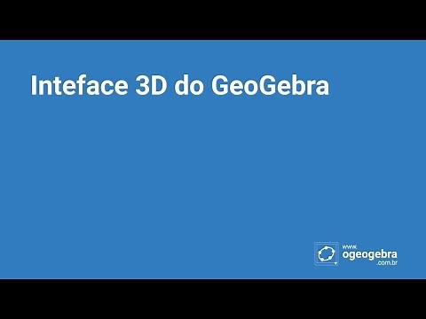 Interface 3D do GeoGebra