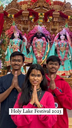 Holy Lake Festival 2023 Shri Vitthal Dham . KIRCHHEIM Germany https://sri-vitthal-dham.de/holy-lake-festival-en/ | Maithili Thakur