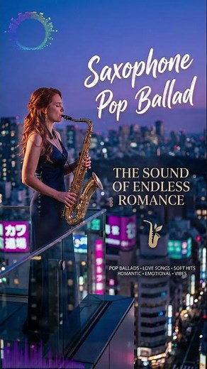 Romantic Evening Saxophone 🌙 Calm Pop Ballad Instrumentals for Peaceful Nights