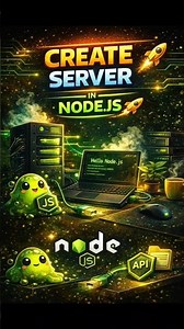 How to Create Server in Node.js 🔥 | Easy Tutorial