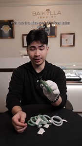  The Spectrum of Green in Jade Bangles  Did you know the green in...