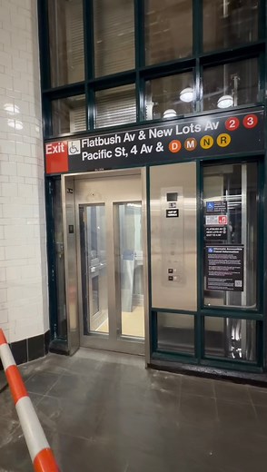 Elevators on The 2/3 4/5 Platforms Reopening Soon at Atlantic Av - Barclay Center One of them “opening tomorrow” according to a worker. #NYCSubway #NYC #NewYorkCity | NYC Subway Life