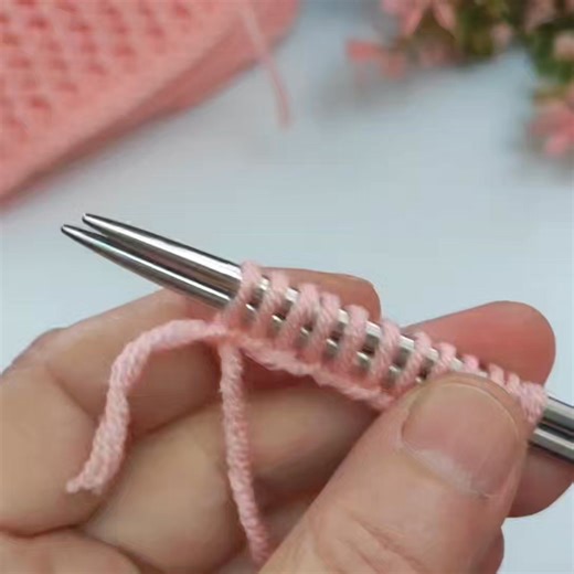 🍂 A very easy two-needle knitting pattern with openwork in 2 rows | Aslı ile El Sanatları