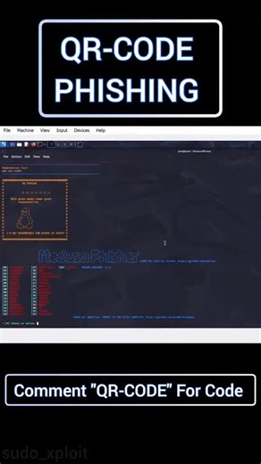 QR Code Phishing Attack: How Hackers Steal Your Instagram Login in Seconds. ⚠️ WARNING: This is a demonstration of a real-world cyber attack. Do NOT use this for illegal purposes. In this video, I show you how easy it is for an attacker to set up a QR code phishing scam using the Medusa Phisher tool on Kali Linux. By simply scanning a QR code with a web-based scanner, a victim can be tricked into entering their Instagram credentials on a fake login page — all without ever leaving their browser. 