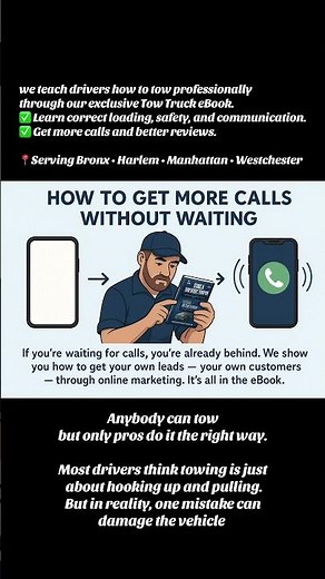 we teach drivers how to tow professionally through our exclusive Tow Truck eBook