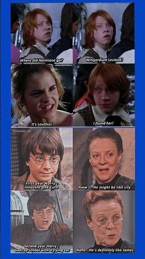 Harry Potter Funny Evolution 😂 | Wingardium LevioSA + Flying Car Chaos #harrypotter #hagrid #muggles