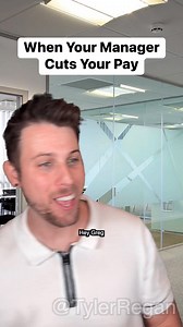 Well at least he wasn’t fired…right? 🤷‍♂️🤦‍♂️ #manager #boss #job #work #office #employee #money #salary #karma #adulting | Tyler Regan