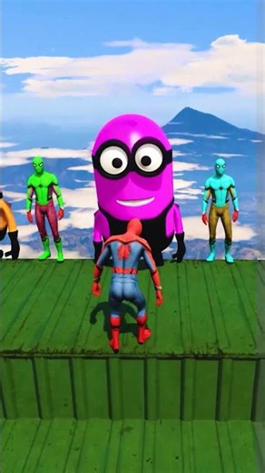 GTA 5 Epic Water Ragdolls Spiderman Jump/Fails Ep 56 #shorts