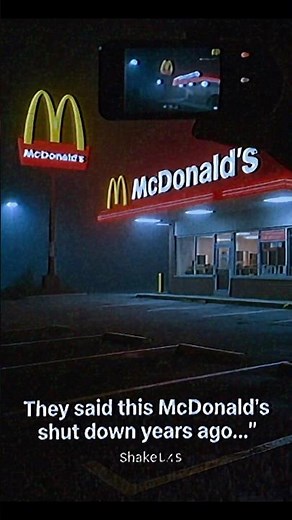 🍔 The Abandoned McDonald’s Where Ronald Still Smiles... 😨 #mcdonalds #scaryshorts
