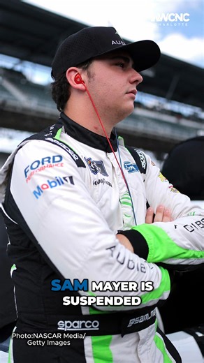 NASCAR Xfinity Series driver Sam Mayer was suspended for one race after wrecking Jeb Burton at Martinsville. | WCNC Charlotte
