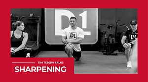 3.2K views | What is D1? Iron Sharpening Iron. Training with someone beside you, someone you trust. Every rep done under precision, under close personal proximity. This is the standard at D1. Tim Tebow x Sharpening | D1 Training | Facebook