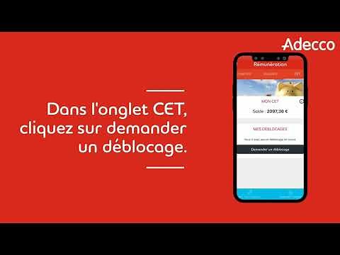 Adecco & Moi : comment utiliser son CET (Compte Epargne Temps) sur l’application