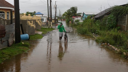 Hurricane Melissa threatens catastrophic flash flooding and landslides in the Caribbean