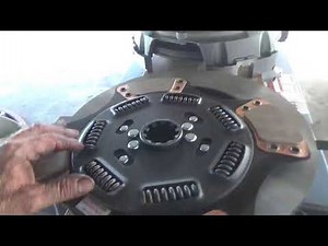Replace clutch on big truck. (part 4) Install clutch.