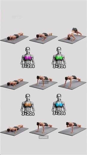 🔥 FULL BODY PLANK WORKOUT FOR CORE & SHOULDER 🔥