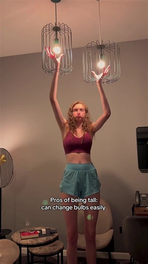 Advantages of Being Tall: Changing Bulbs Made Simple