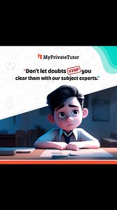 💭 Struggling with doubts? Don’t let them STOP you from achieving success! At MyPrivateTutor, we’re here to help you shine in every subject: 🧮 Math — Crack every problem with ease. 🔬 Science — Understand concepts and score higher. 📖 English — Grow your vocabulary, grammar & confidence. With our expert tutors by your side, learning becomes simple, fun, and effective! 🌟 🚀 Take the first step toward success — Hire a tutor today! 🔗 Start Learning Now: www.myprivatetutor.sg #MyPrivateTutor #Onl