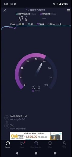 Jio 4G Band 5 850Mhz Bandwidth 10Mhz High Speed Test in December 2025