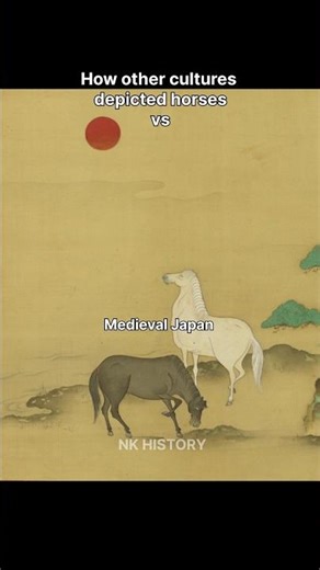 Horse in other cultures vs in Medieval Europe #history #art #medival_history #medievalindia #shorts