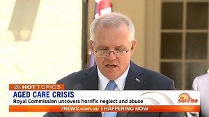 An emotional Prime Minister Scott Morrison (ScoMo) has vowed to overhaul Australia's aged care sector after a royal commission uncovered deep-rooted neglect and abuse of older Australians. | Sunrise