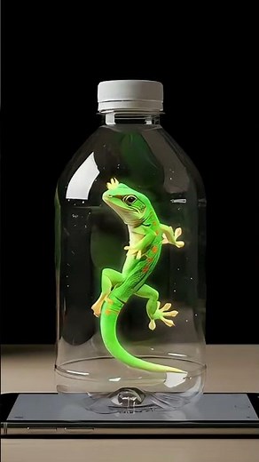 Relaxing Lizard in a Bottle 🦎✨ | Desert ASMR Sounds