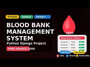 Blood Bank Management System | Python Django Project | Free Source Code