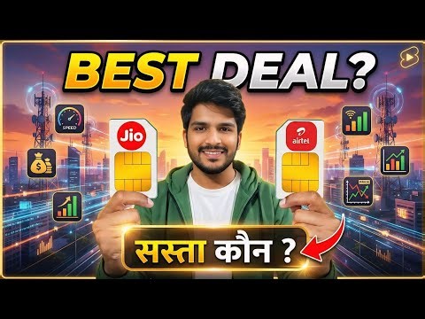 Jio vs Airtel Vi Bsnl Best Sim Card 2026 Unlimited 5G Data | New Recharge Plan | Sabse Sasta 5G Plan