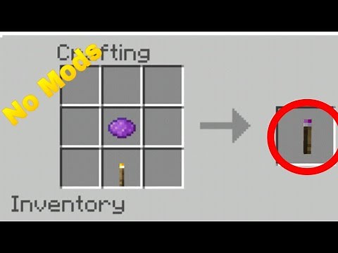 How to Make Color Torch in Minecraft|1.16||Bedrock||