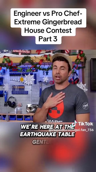 Engineer vs Pro Chef- Extreme Gingerbread House Contest #life #entertainment #funny #viral #foryou