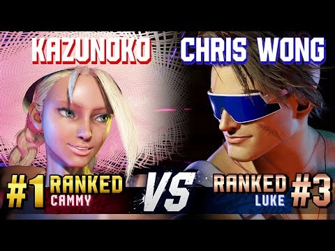 SF6 ▰ KAZUNOKO (#1 Ranked Cammy) vs CHRIS WONG (#3 Ranked Luke) ▰ High Level Gameplay