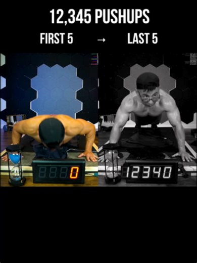 12,345 Pushups: How the First 5 Differed from the Last 5