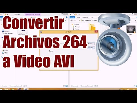 Tutorial convertir y ver archivos .264 a .AVI