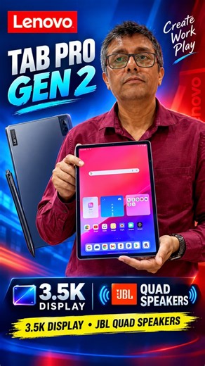 Lenovo Tab Pro Gen 2 🔥 3.5K Display + JBL Quad Speakers | Full Review & First Look