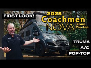 2025 Coachmen Nova 20RB on RAM Chassis – FIRST Class B RV with Rear Bath, Pop-Top & Ducted AC!