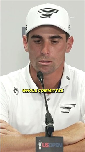 The moment Joaquín Niemann found out he received a two-stroke penalty for throwing his club #shorts