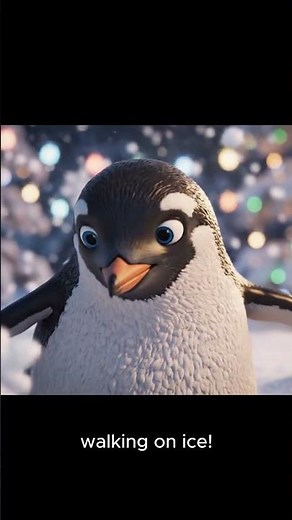Why Penguins Wobble — The Real Reason! 🐧❄️ | Cute Winter Science #shorts